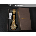 Winner 126 Men's Watch Top Brand Luxury Automatic Skeleton Gold Factory Company Stainless Steel Bracelet Wristwatch